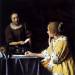 Lady with Her Maidservant Holding a Letter  (Mistress and Maid)